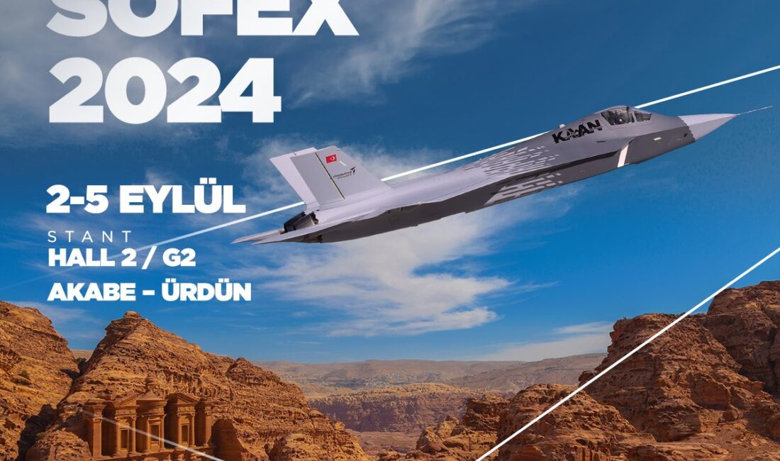 Türk Havacılık ve Uzay Sanayii, SOFEX 2024 Fuarı’nda Milli Teknolojilerini Sergiliyor Türk Havacılık ve Uzay Sanayii, 2-5 Eylül tarihlerinde Ürdün’ün Akabe