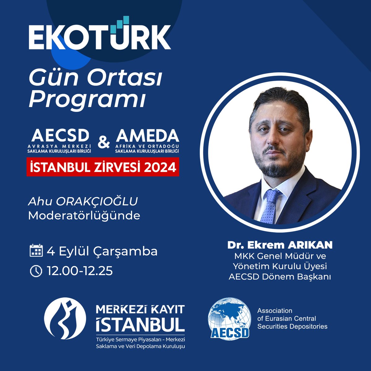 MKK Genel Müdürü Dr. Ekrem Arıkan, EKOTÜRK televizyonunda Ahu Orakcıoğlu’nun