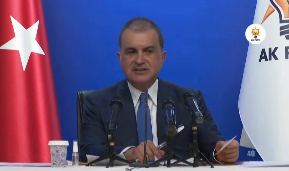 AK Parti Genel Başkan Yardımcısı ve Parti Sözcüsü Ömer Çelik,