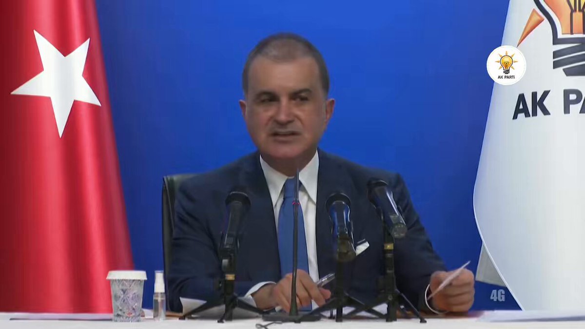AK Parti Genel Başkan Yardımcısı ve Parti Sözcüsü Ömer Çelik,