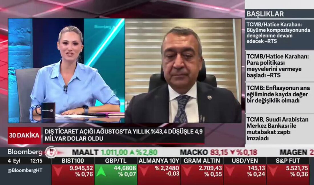 Güneydoğu Anadolu İhracatçı Birlikleri Koordinatör Başkanı Fikret Kileci, Bloomberg HT’de