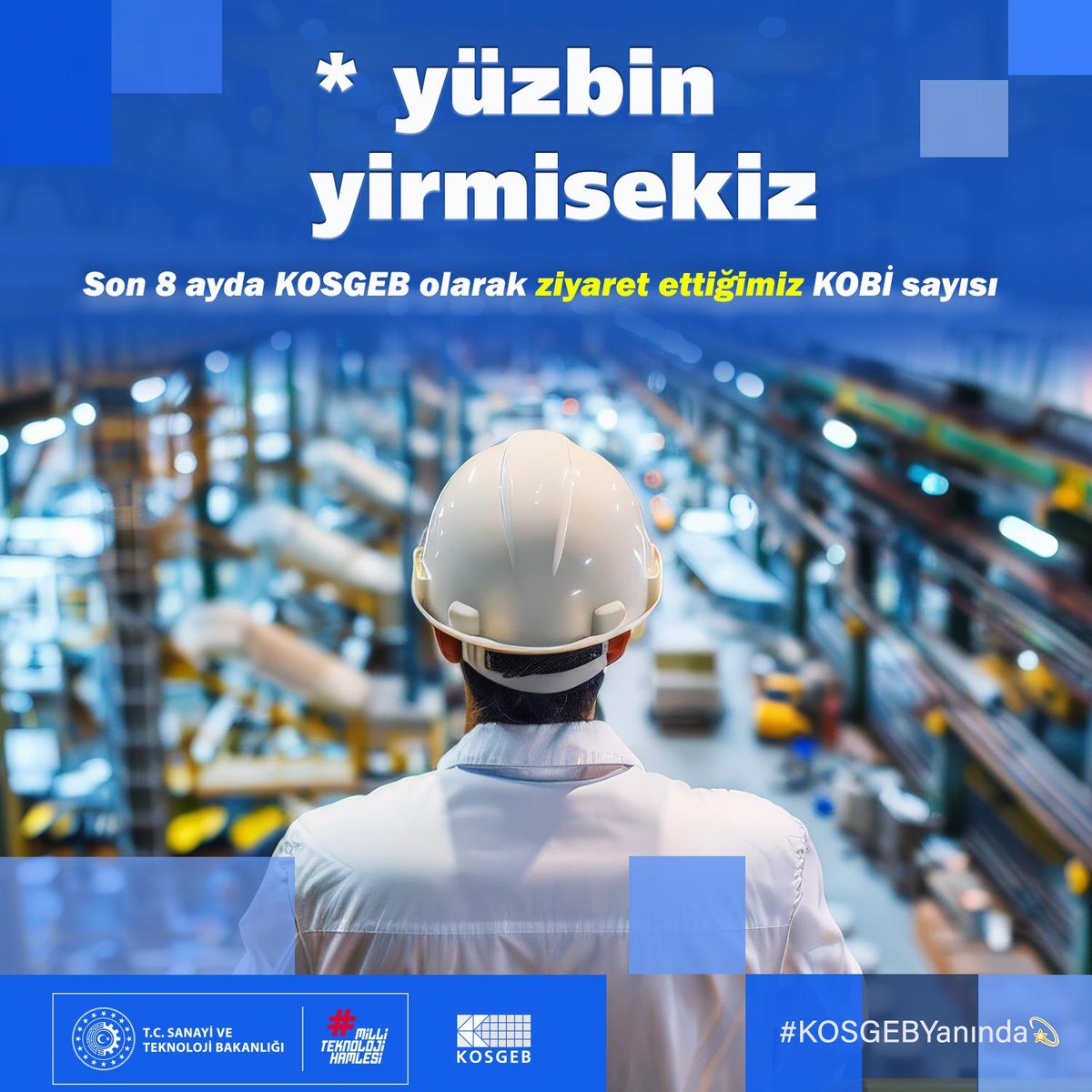 KOSGEB, KOBİ’lerin gelişimine yönelik önemli bir adım atarak 100 bin