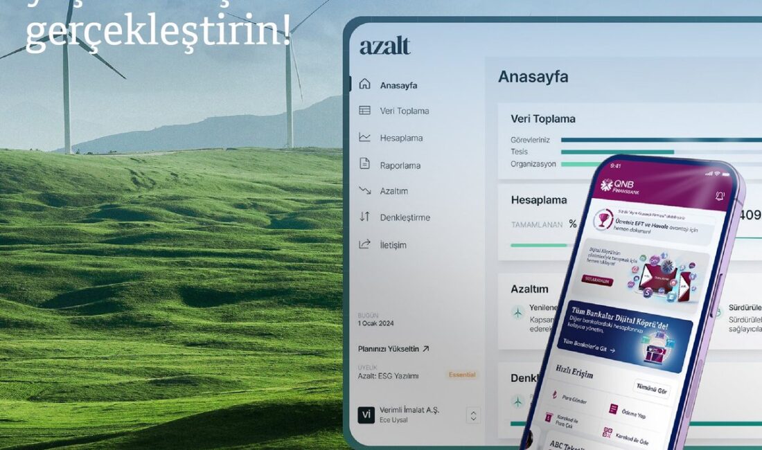 QNB Finansbank, KOBİ’lerin sürdürülebilirlik hedeflerine ulaşmalarına yardımcı olmak amacıyla yeni