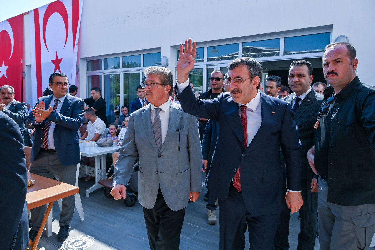Cumhurbaşkanı Yardımcısı Cevdet Yılmaz, Kuzey Kıbrıs Türk Cumhuriyeti’nde gerçekleştirdiği ziyareti