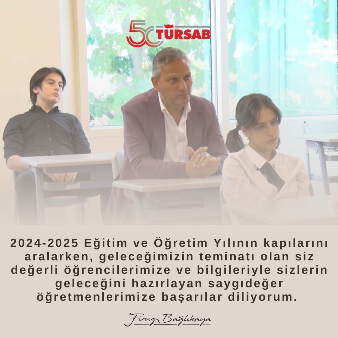 2024-2025 Eğitim ve Öğretim Yılı'nın başlamasıyla birlikte, öğretmenler ve öğrenciler