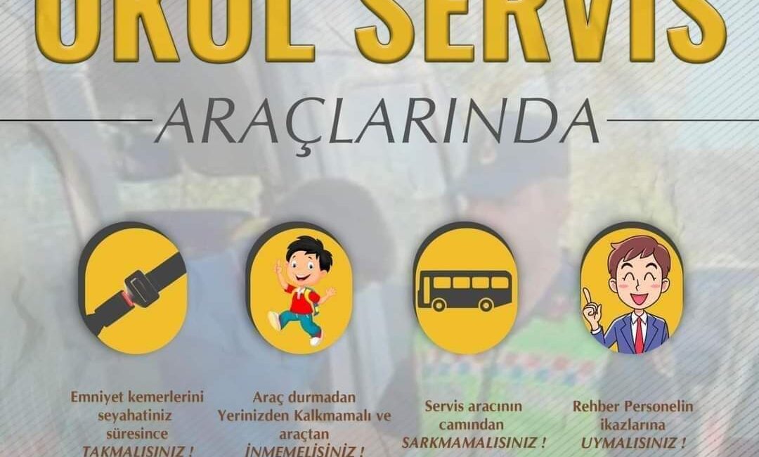Olumlu alışkanlıklar edinmek ve güvenli bir şekilde okula varabilmek için,