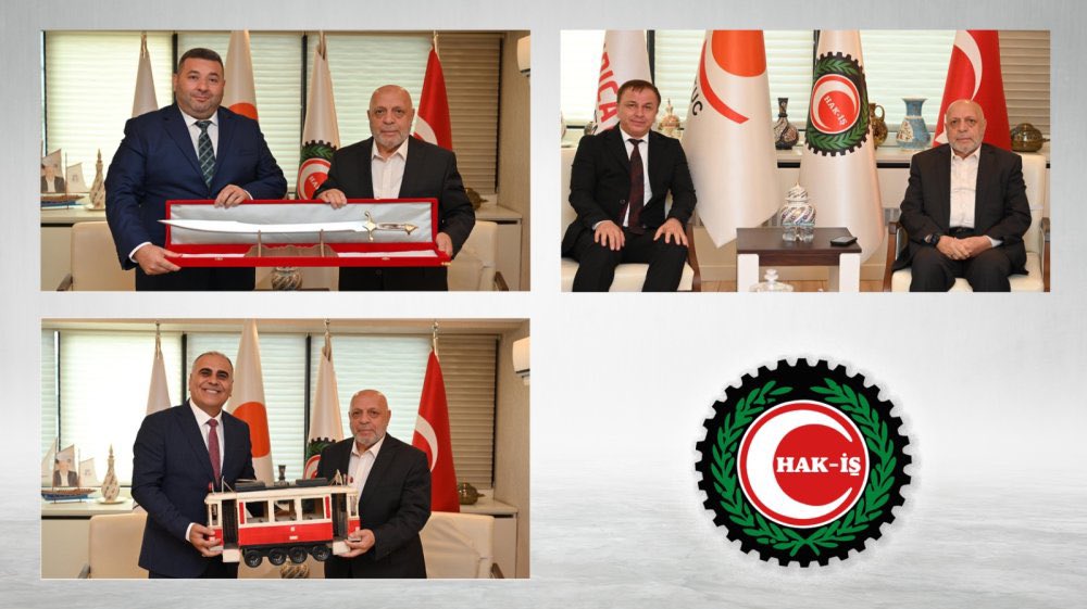 HAK-İŞ Genel Başkanı Mahmut Arslan, İstanbul'da çeşitli illerin HAK-İŞ İl