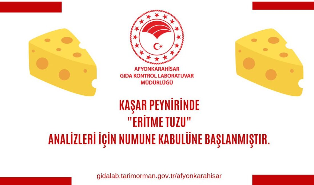 Gıda Kontrol Laboratuvarı, 24 Haziran 2024 tarihinde taze kaşar peynirinde