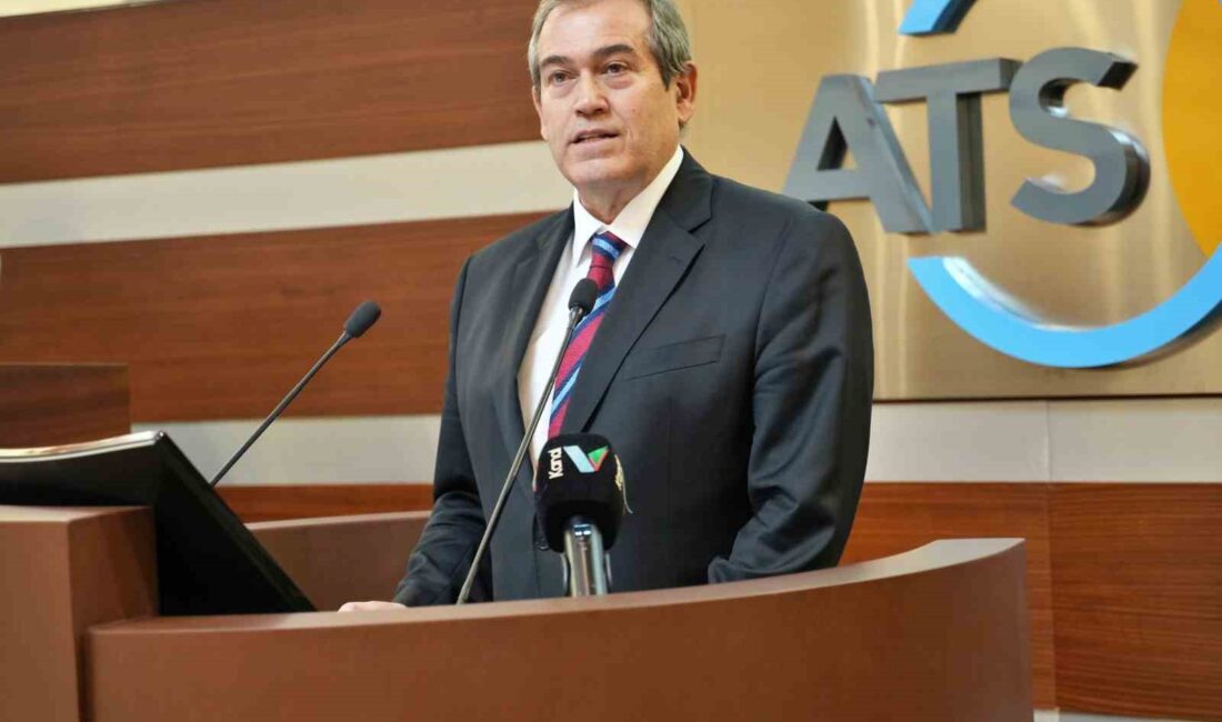 
ATSO Meclis Toplantısı’nda konuşan Antalya Ticaret ve Sanayi Odası Başkanı