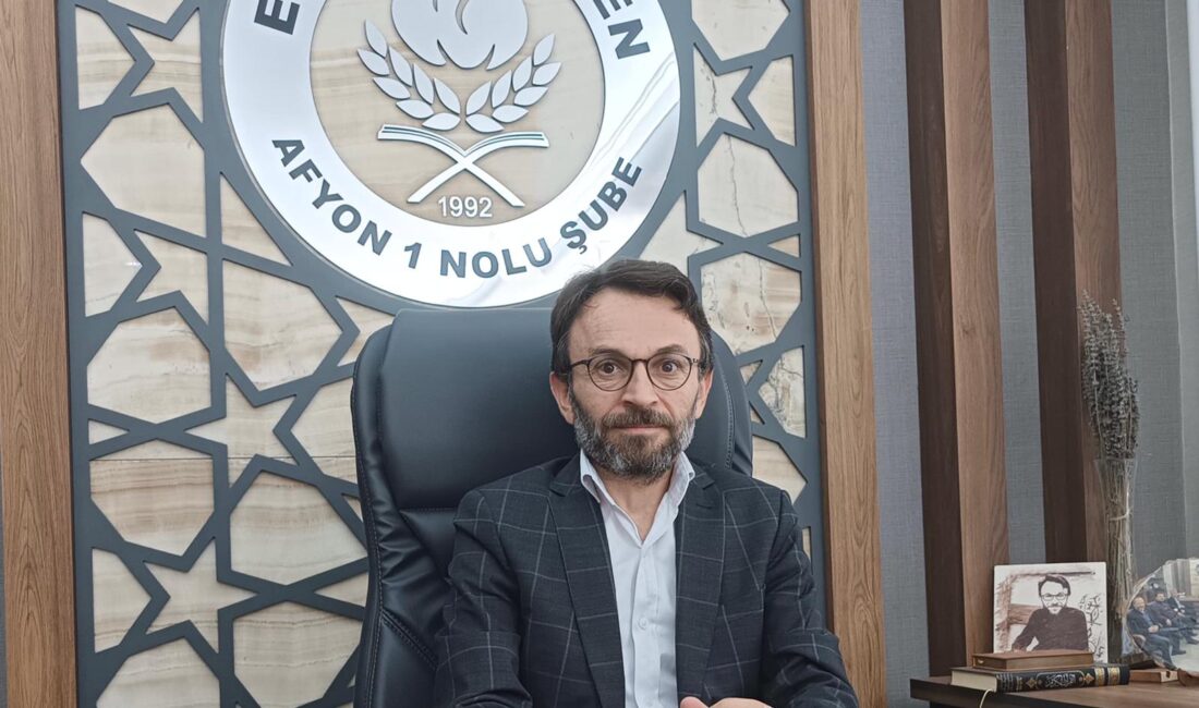 Eğitim Bir Sen Afyonkarahisar Şube Başkanı Mustafa Arslan, 12 Eylül