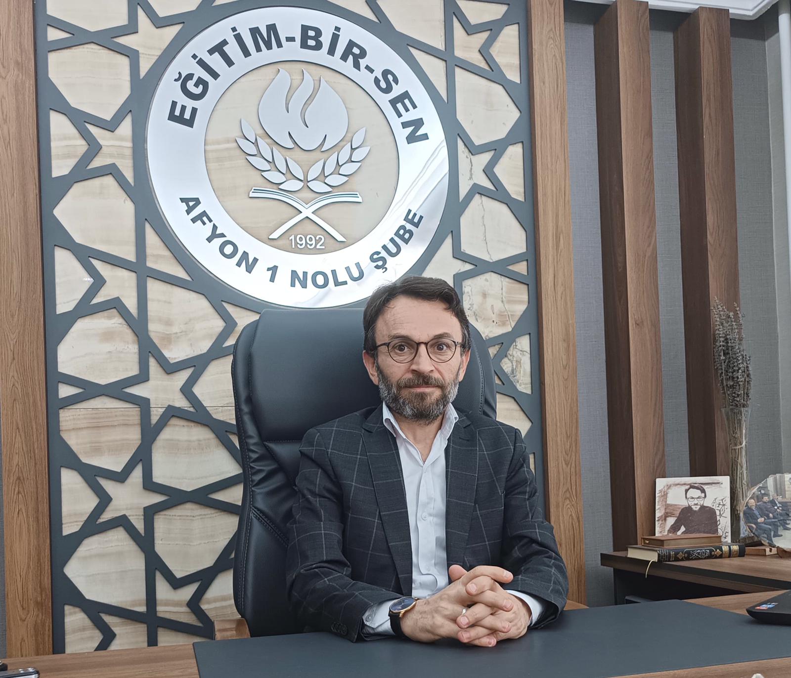 Eğitim Bir Sen Afyonkarahisar Şube Başkanı Mustafa Arslan, 12 Eylül
