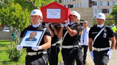Antalya’da geçirdiği kalp krizi sonucu hayatını kaybeden polis memuru düzenlenen