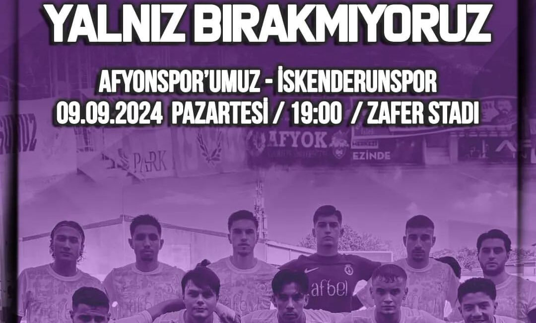 Afyonspor taraftarları, takımın kötü günlerinde yalnız bırakmamaya kararlı. Gençlerin öncülüğünde