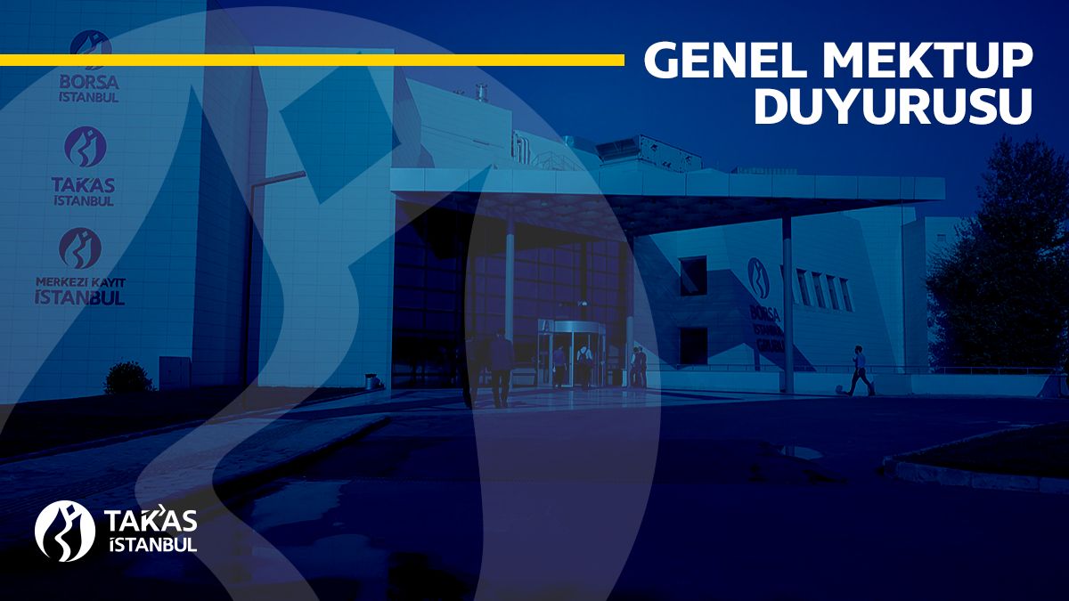 Takasbank, Borçlanma Araçları Piyasası hakkında iki önemli genel mektup yayımladı.
