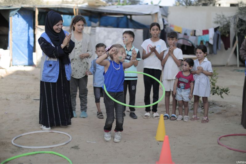 Birleşmiş Milletler Filistin Mülteci Ajansı (UNRWA), Gaza'daki savaş ortamında yaşayan