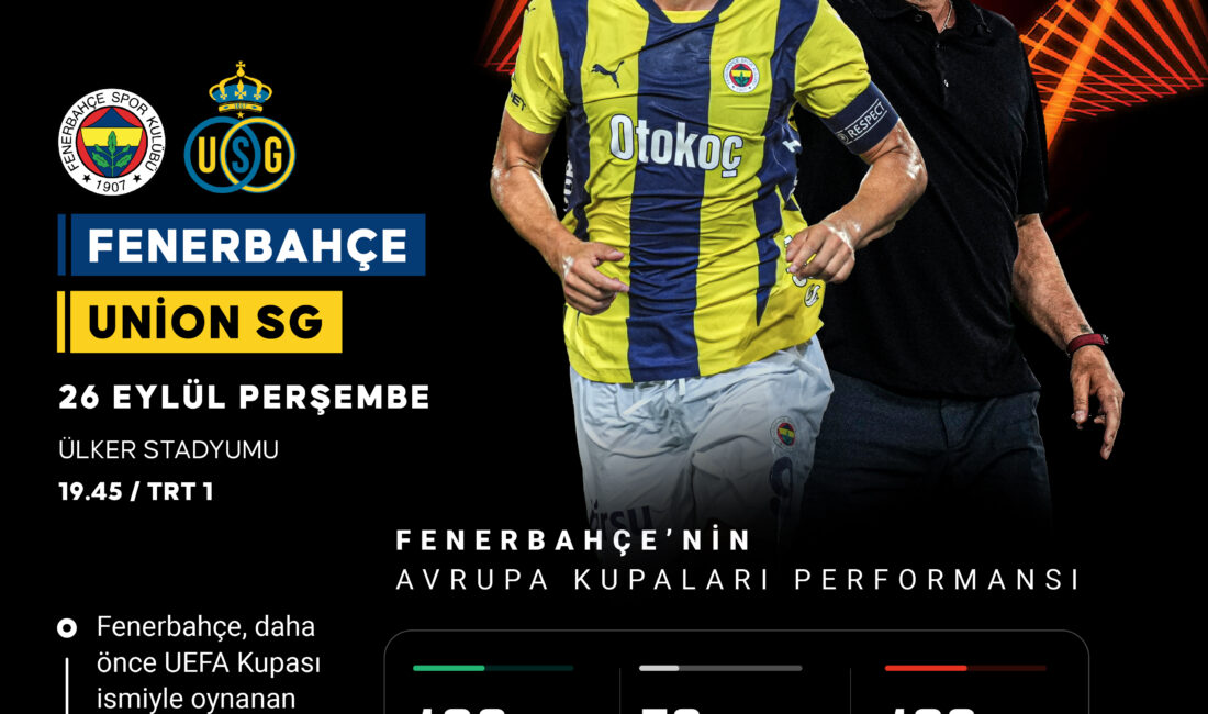 Fenerbahçe, UEFA Avrupa Ligi’ndeki ilk maçında Belçika’nın Union Saint-Gilloise ekibini