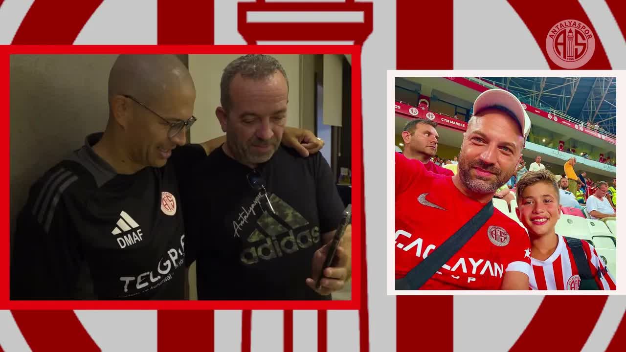 Antalyaspor, Atakaş Hatayspor maçında pankart açarak dikkat çeken “Minik Akrep”