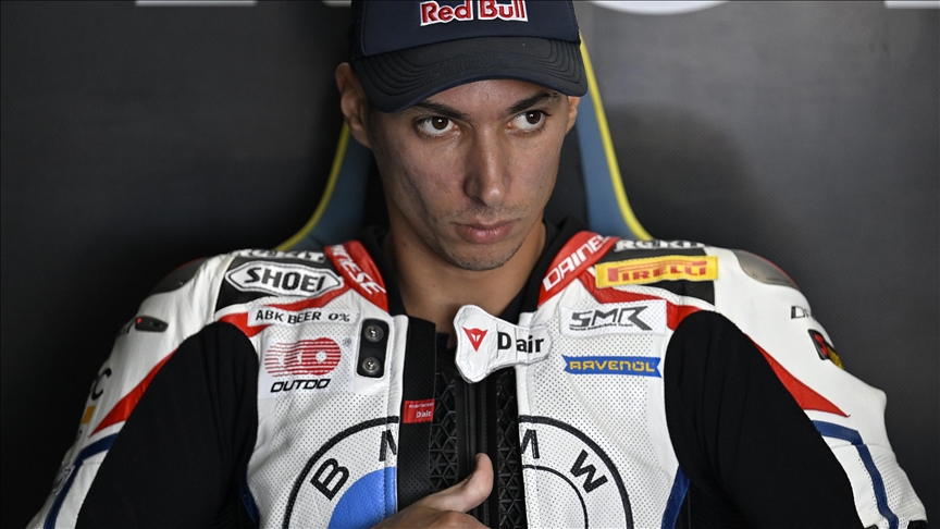 2024 Dünya Superbike Şampiyonası'nda geçirdiği kazadan sonra İspanya'nın Aragon pistindeki