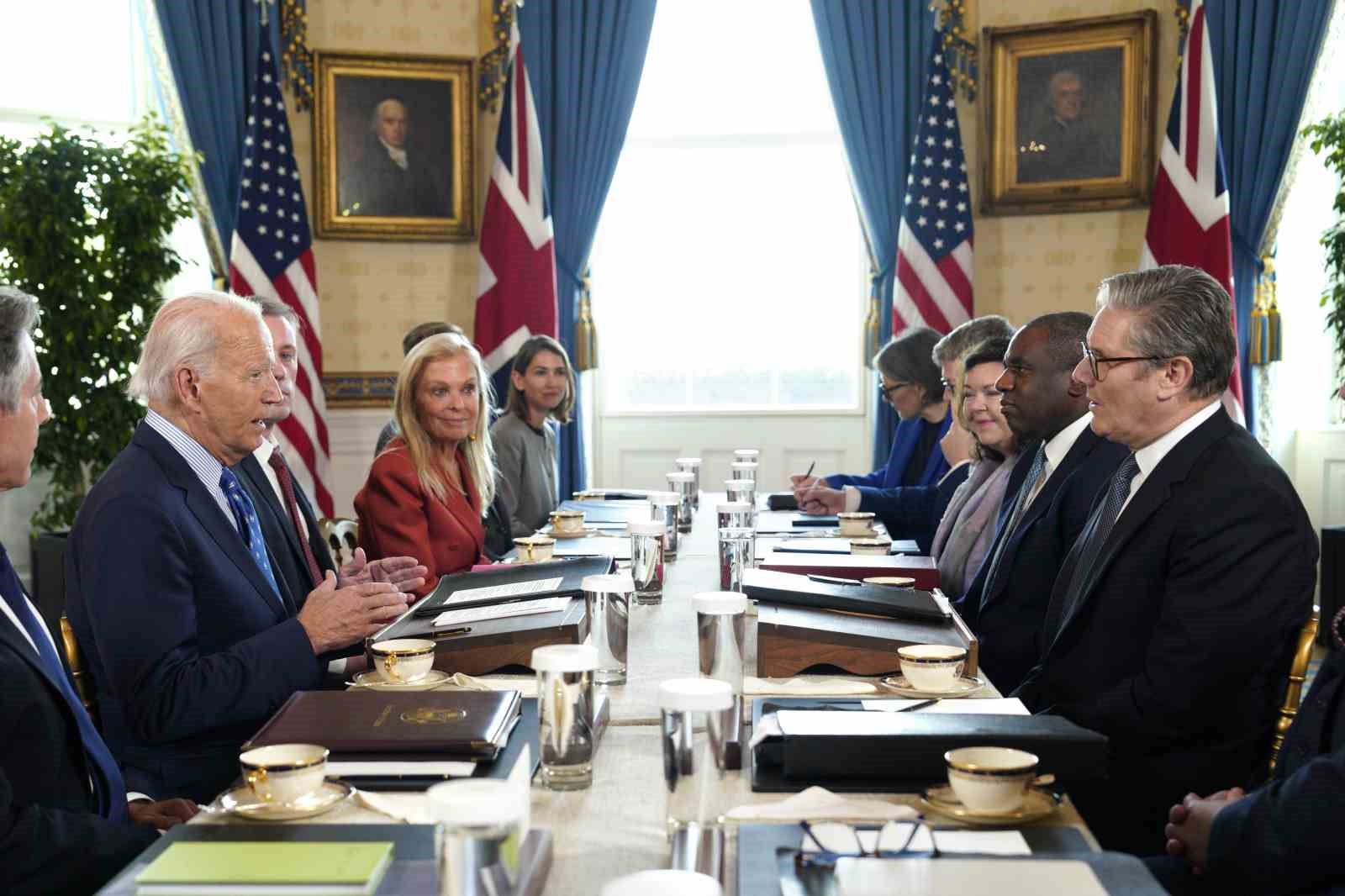ABD Başkanı Joe Biden ve İngiltere Başbakanı Keir Starmer’ın, “İsrail’in