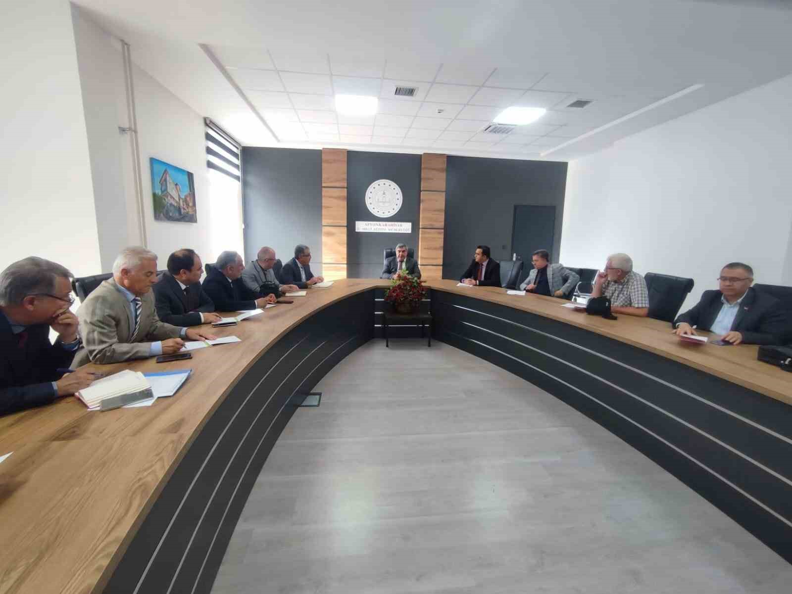Afyonkarahisar İl Milli Eğitim Müdürlüğü tarafından ortaöğretim okullarının müdürleri ile