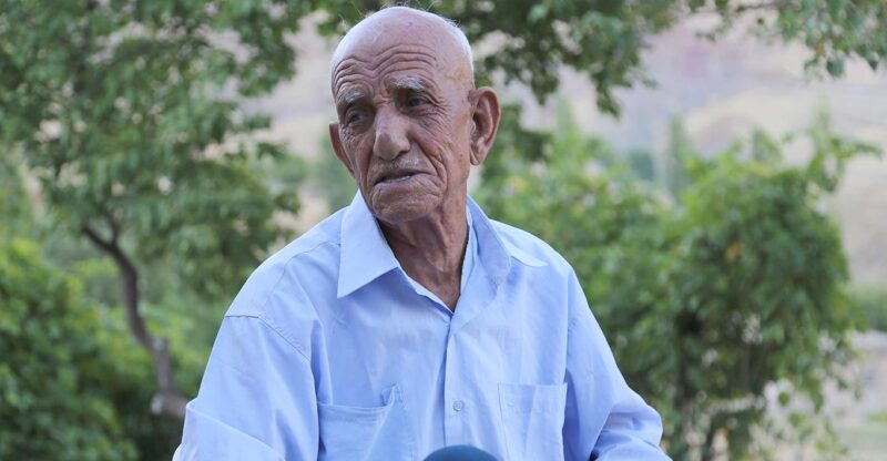 Batman’ın Kozluk ilçesinde yaşayan Mehmet Reşit Ak 133. yaşına girdi.