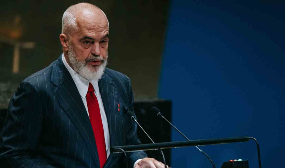 Arnavutluk Başbakanı Edi Rama Birleşmiş Milletler Geleceğin Zirvesi diyalog toplantısında