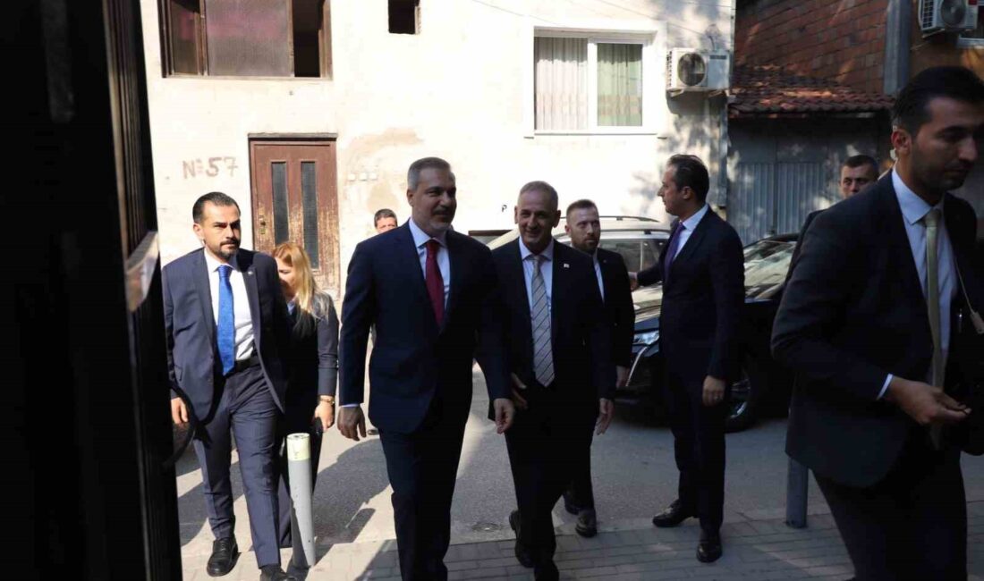Türkiye Dışişleri Bakanı Hakan Fidan, Kuzey Makedonya’nın başkenti Üsküp’te Türkçe
