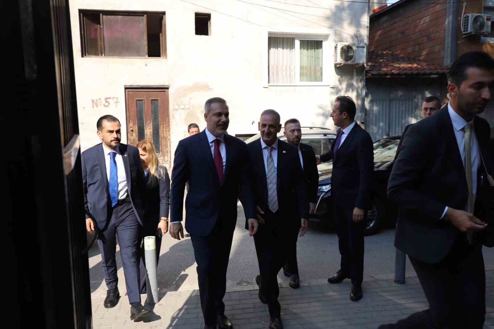 Türkiye Dışişleri Bakanı Hakan Fidan, Kuzey Makedonya’nın başkenti Üsküp’te Türkçe