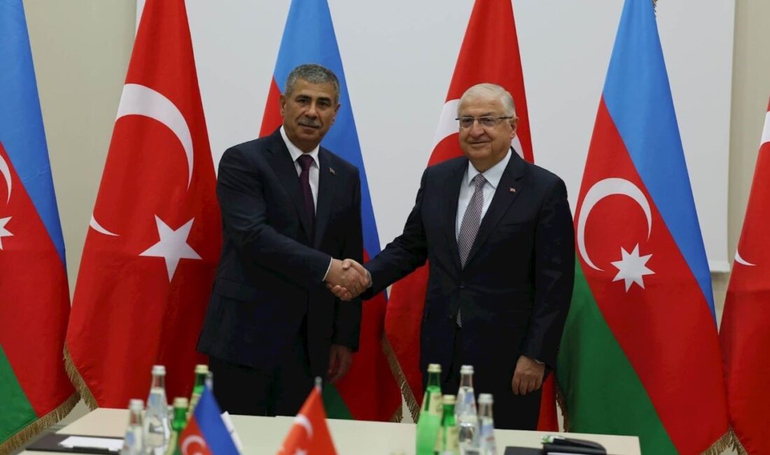 MİLLİ SAVUNMA BAKANI YAŞAR GÜLER, AZERBAYCAN SAVUNMA BAKANI ORGENERAL ZAKİR