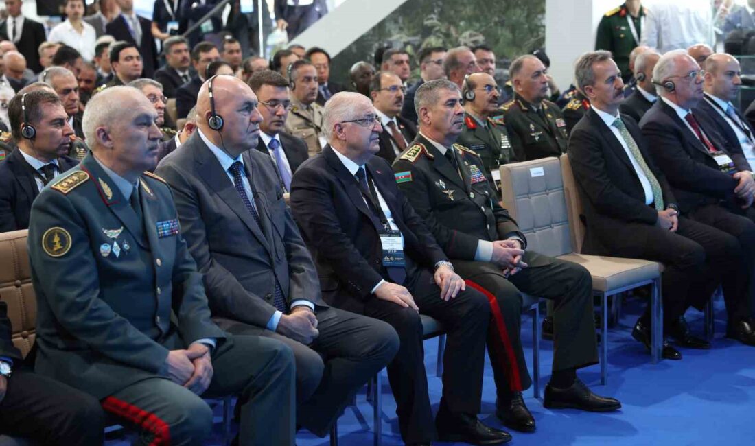 Milli Savunma Bakanı Yaşar Güler, Azerbaycan’da düzenlenen Azerbaycan Uluslararası Savunma