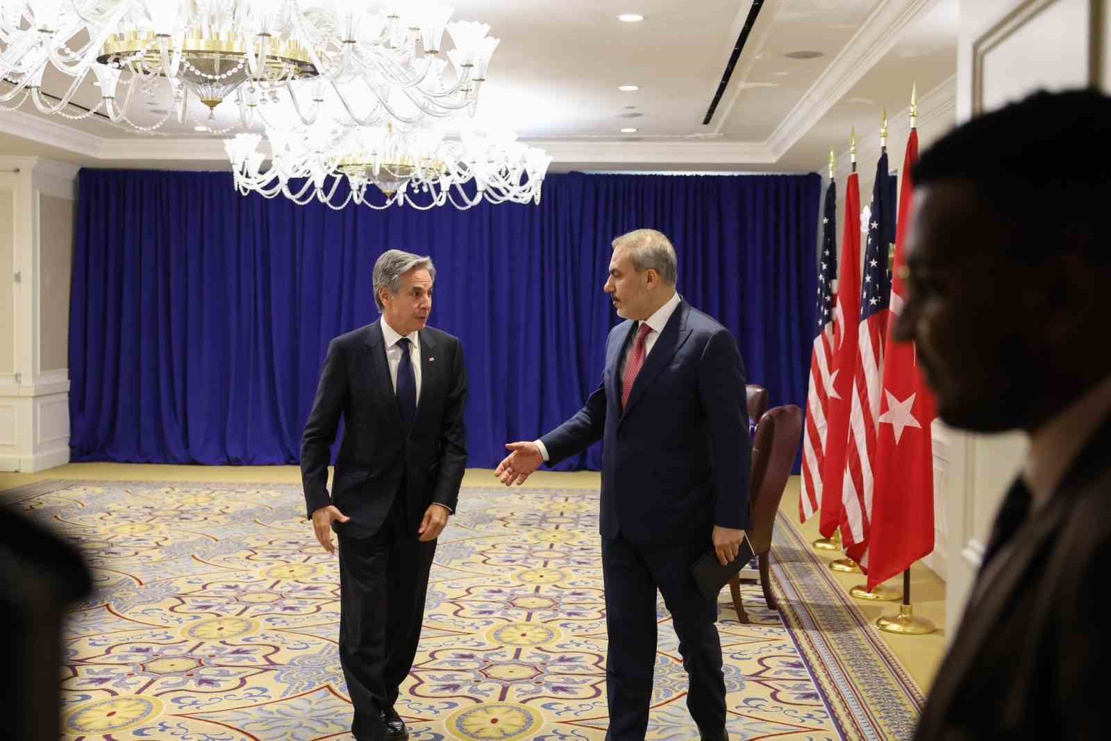 Dışişleri Bakanı Fidan, New York’ta ABD Dışişleri Bakanı Antony Blinken