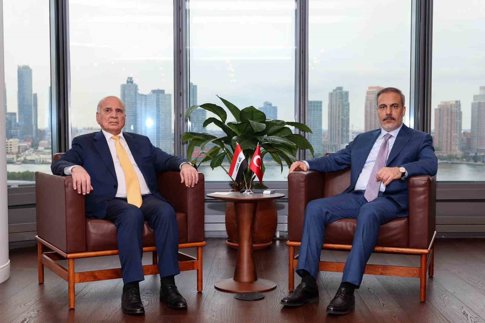 Dışişleri Bakanı Hakan Fidan, New York’taki Türkevi’nde Irak Başbakan Yardımcısı