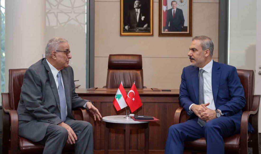 Dışişleri Bakanı Hakan Fidan, Lübnan Dışişleri Bakanı Abdullah Buhabib ile