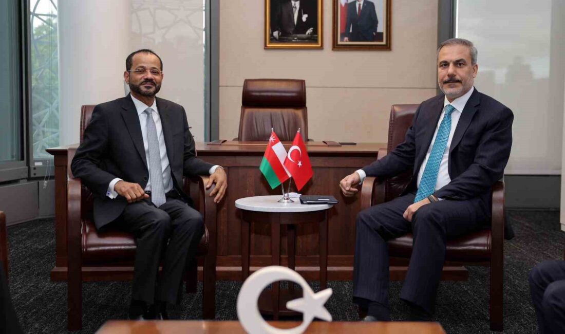 Dışişleri Bakanı Hakan Fidan Umman Dışişleri Bakanı Bedr bin Hamed