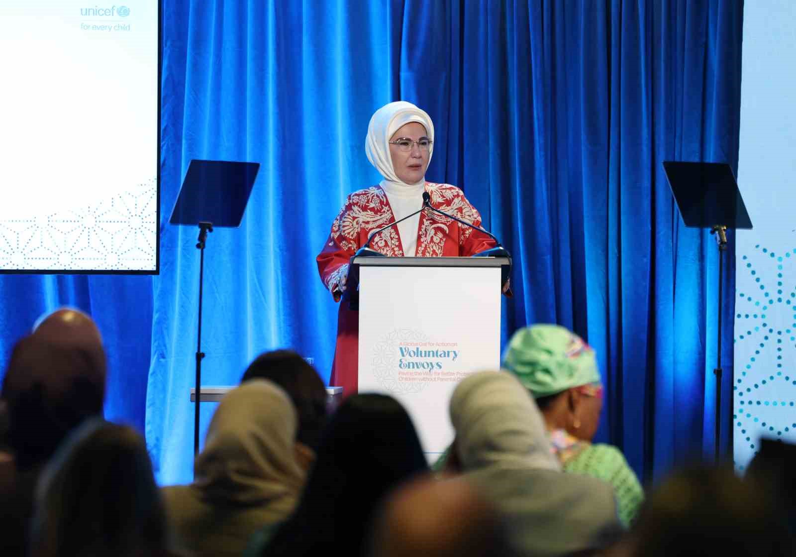 Cumhurbaşkanı Recep Tayyip Erdoğan’ın eşi Emine Erdoğan, New York’taki UNICEF