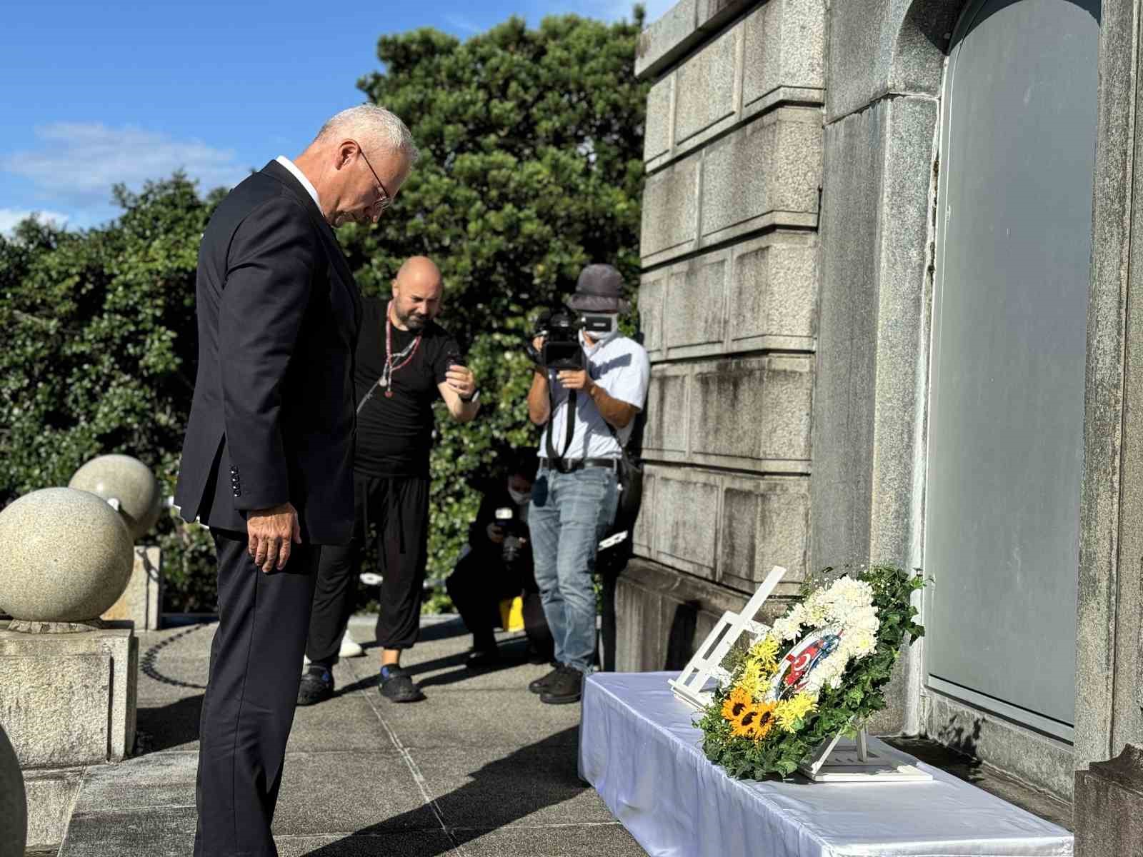 Japonya’da 134 yıl önce fırtınaya yakalanarak batan Ertuğrul Fırkateyni’nde hayatını