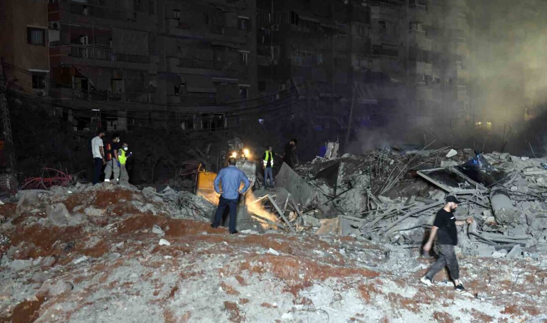 İsrail ordusu, gece boyu başta Lübnan’ın başkenti Beyrut olmak üzere