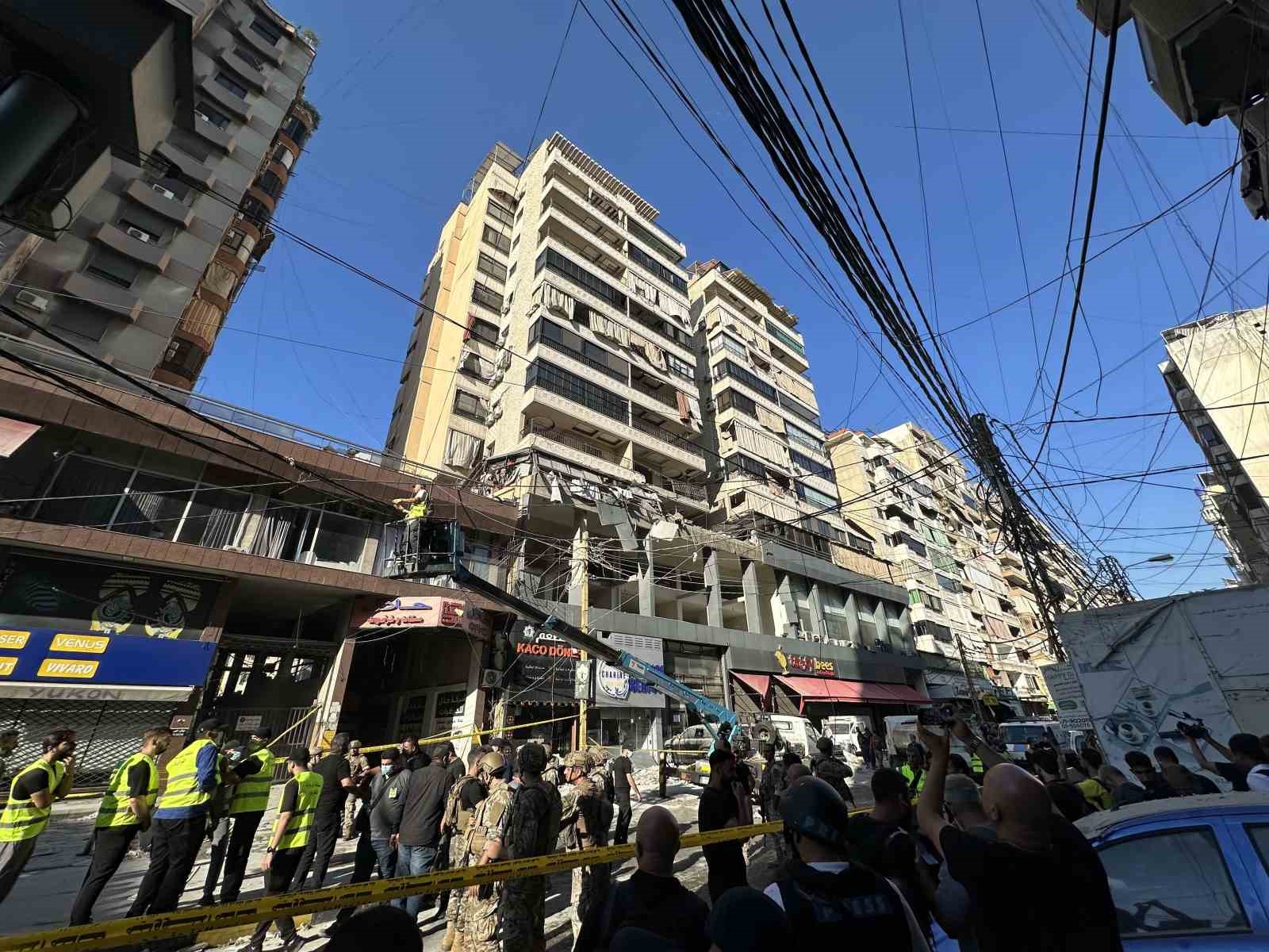 İsrail ordusu, Lübnan’ın başkenti Beyrut’un güneyine düzenlediği hava saldırısında Hizbullah