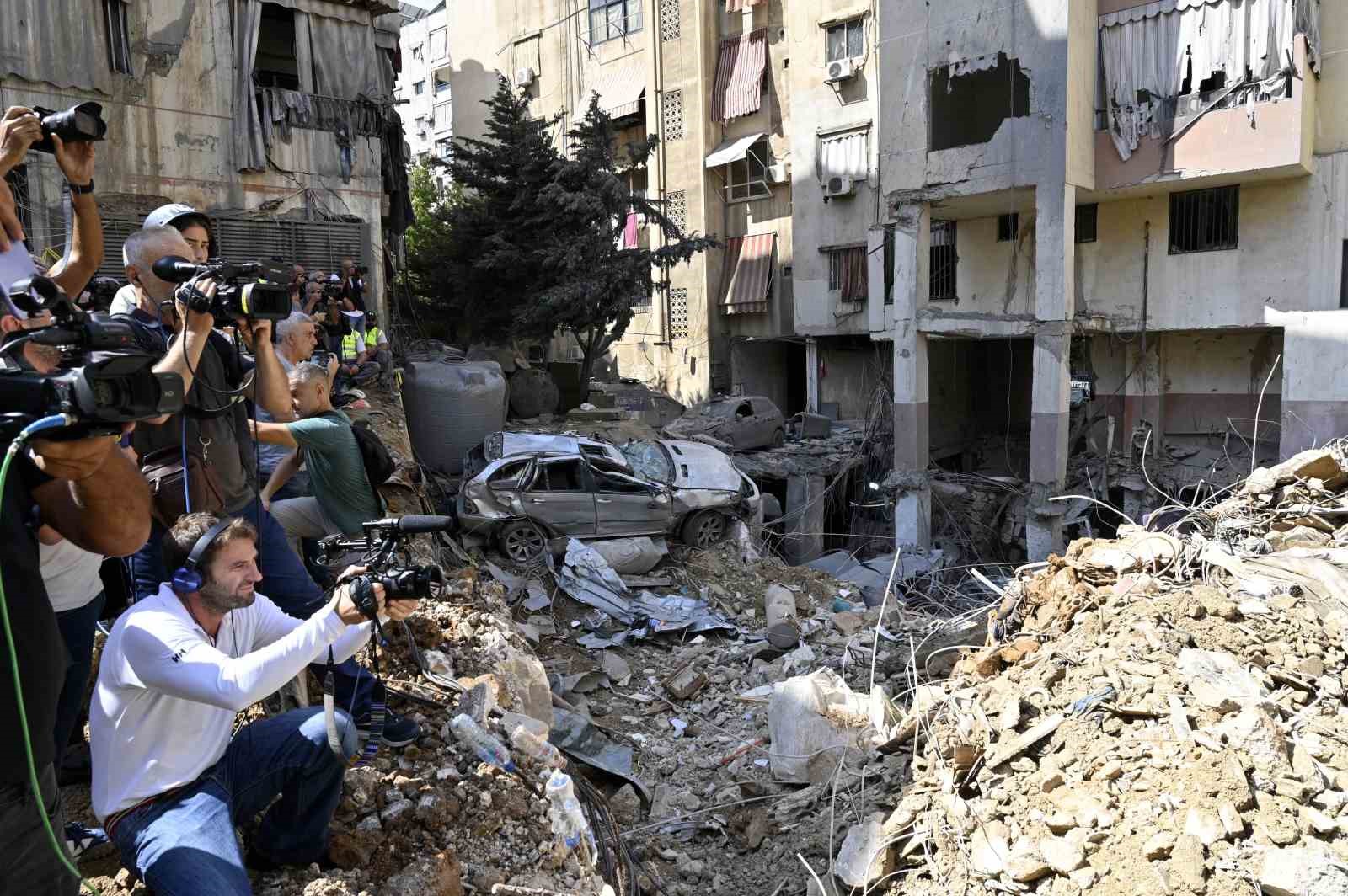 İsrail ordusunun Lübnan’ın başkenti Beyrut’a gerçekleştirdiği saldırıda hayatını kaybedenlerin sayısı