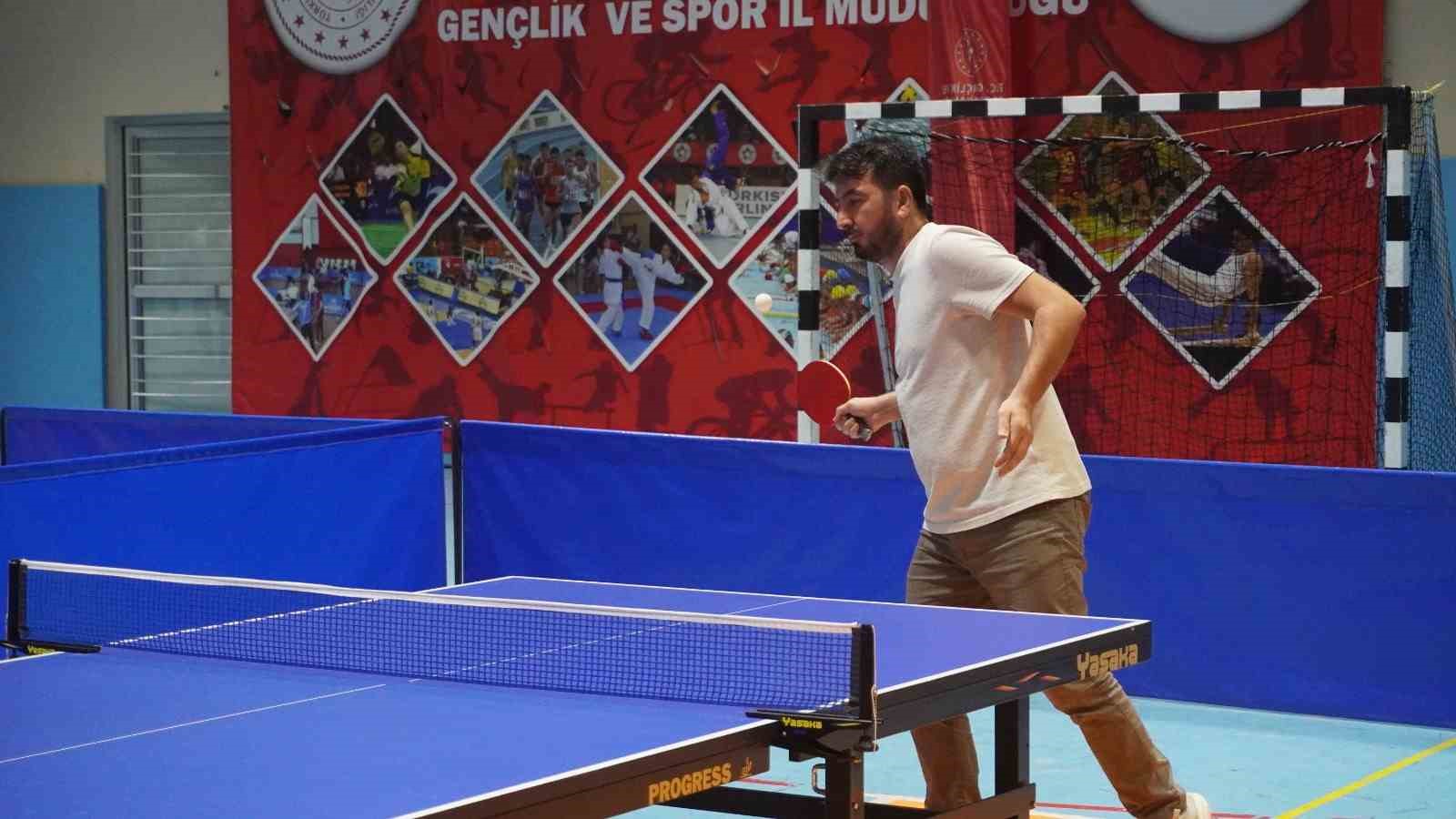 KAMU SPOR OYUNLARI İL BİRİNCİLİĞİ MASA TENİSİ MÜSABAKALARI, ÇİĞİLTEPE SPOR