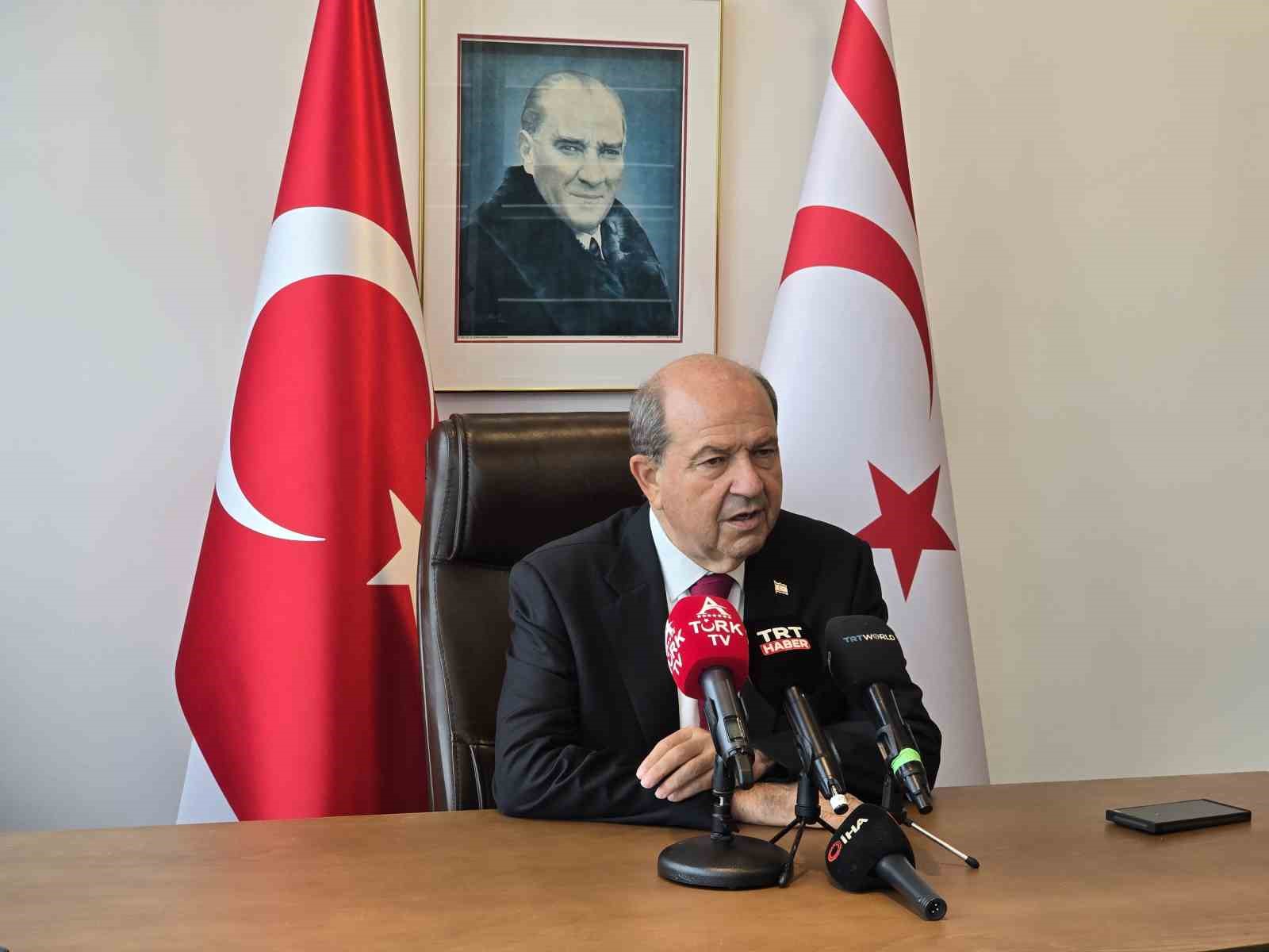 Kuzey Kıbrıs Türk Cumhuriyeti (KKTC) Cumhurbaşkanı Ersin Tatar, New York’taki