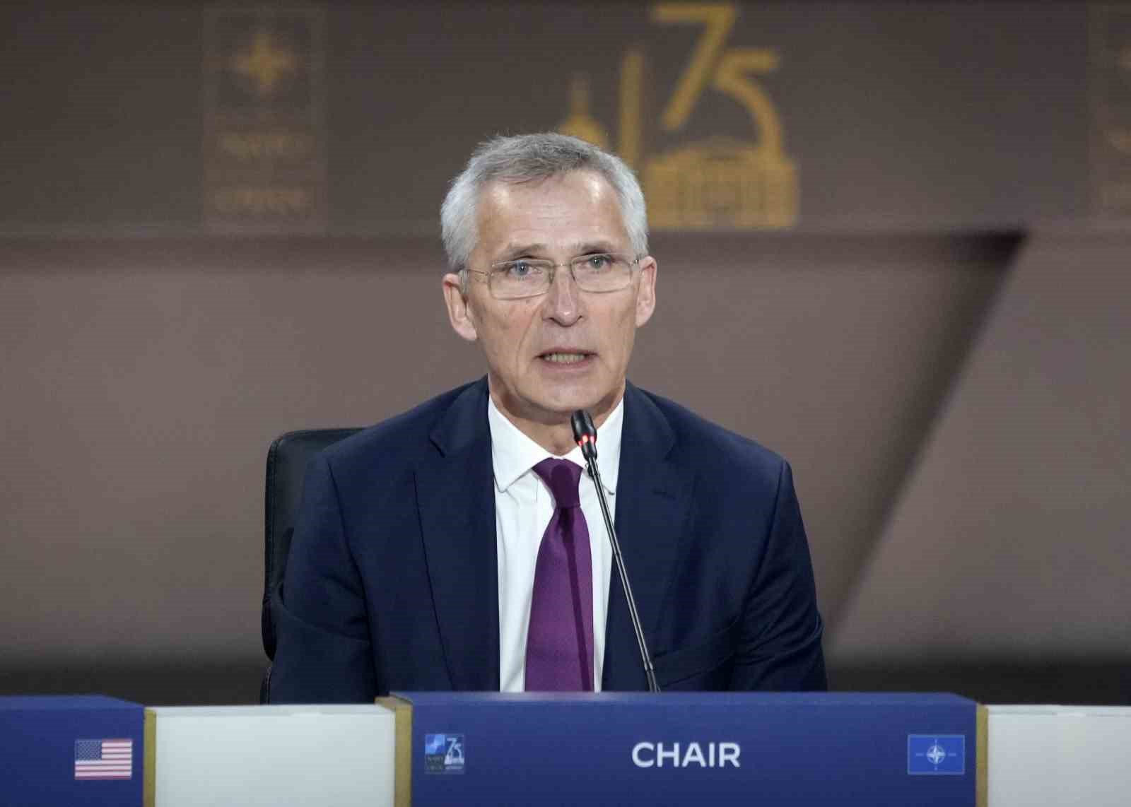 NATO Genel Sekreteri Jens Stoltenberg, görev süresinin sona ermesi dolayısıyla