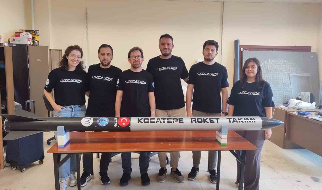 Afyon Kocatepe Üniversitesi (AKÜ) öğrencilerinden oluşan Kocatepe Roket Takımı’nın tasarladığı
