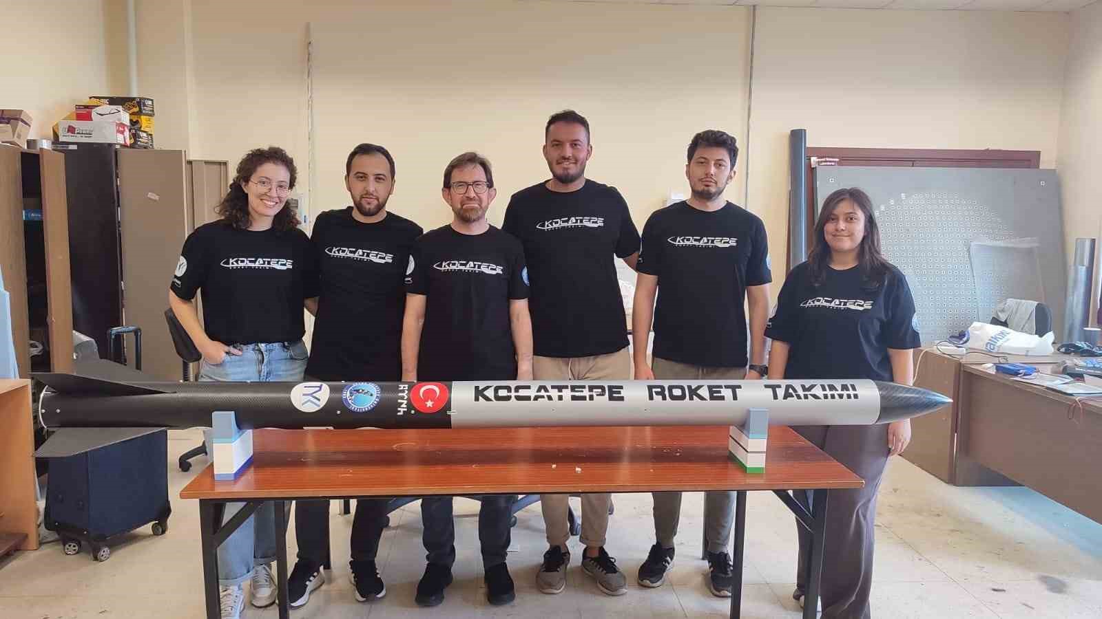 Afyon Kocatepe Üniversitesi (AKÜ) öğrencilerinden oluşan Kocatepe Roket Takımı’nın tasarladığı