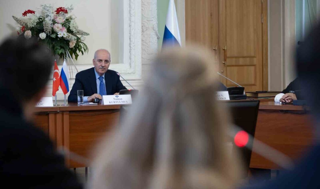 TBMM BAŞKANI NUMAN KURTULMUŞ, RUSYA DIŞİŞLERİ BAKANLIĞI DİPLOMASI AKADEMİSİ’NDE YAPTIĞI
