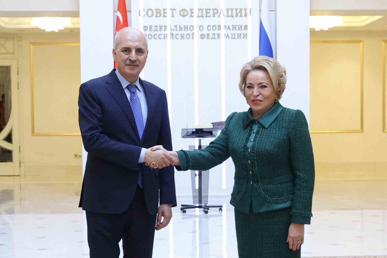 TBMM Başkanı Numan Kurtulmuş, “Her alanda hem komşu hem stratejik
