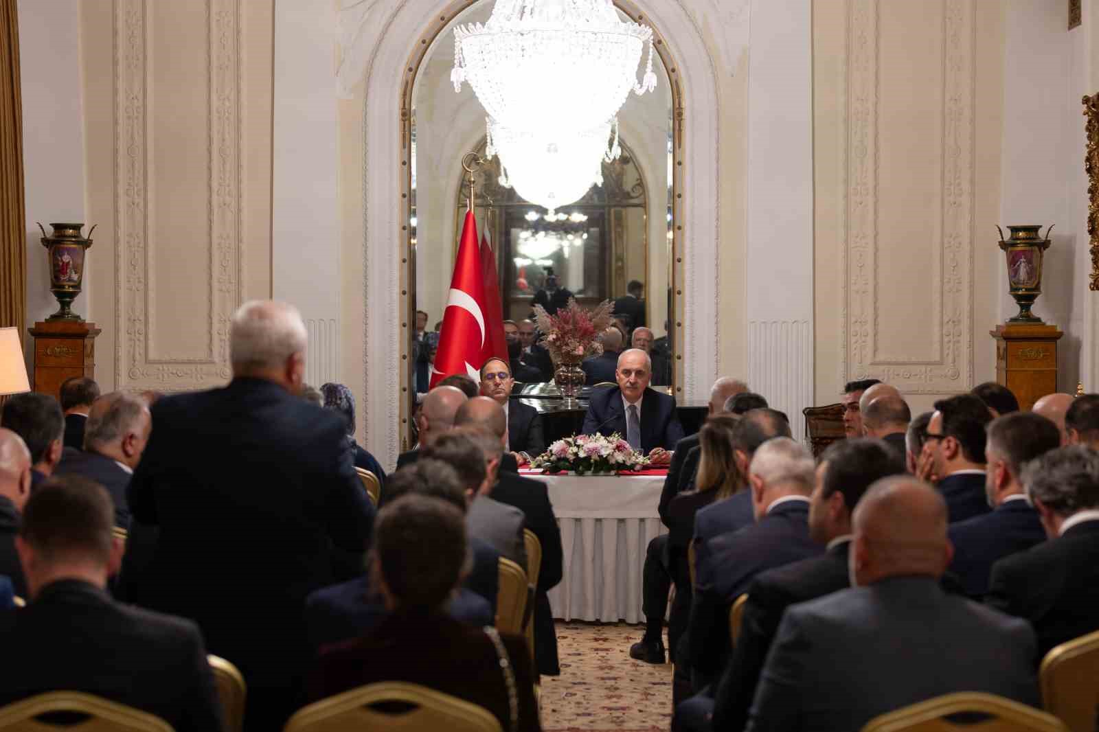 TBMM Başkanı Numan Kurtulmuş, “Türkiye olarak bütün bölgelerdeki gerilimlerde olduğu