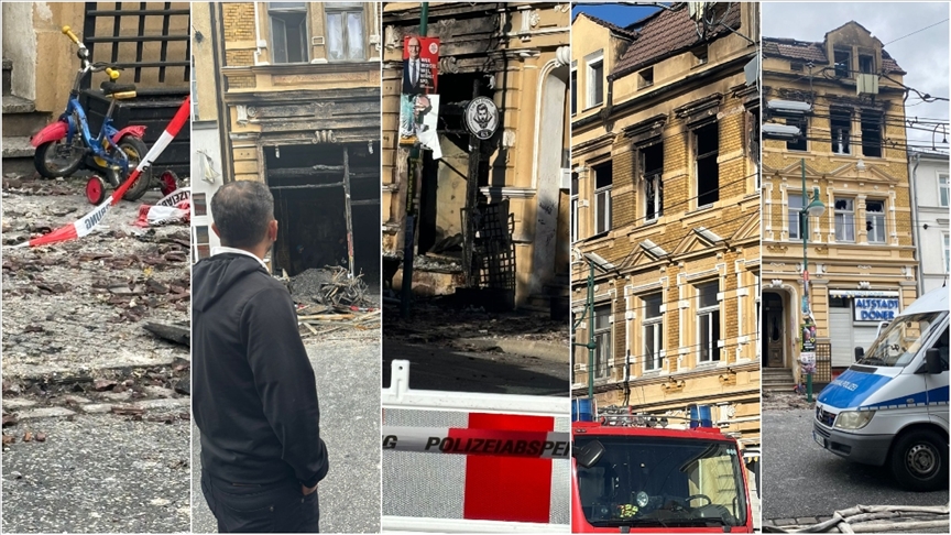 Almanya’nın başkenti Berlin’in kuzeyindeki Eberswalde kentinde bir evde çıkan yangında,