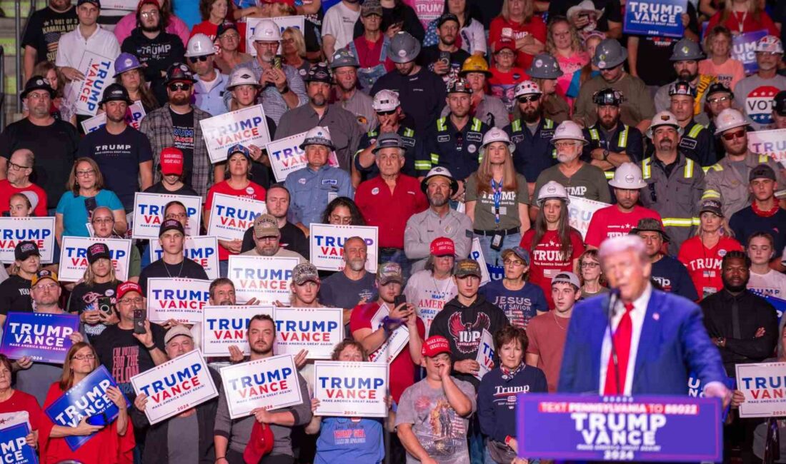 Eski ABD Başkanı ve Cumhuriyetçilerin Başkan adayı Donald Trump, Pensilvanya’da