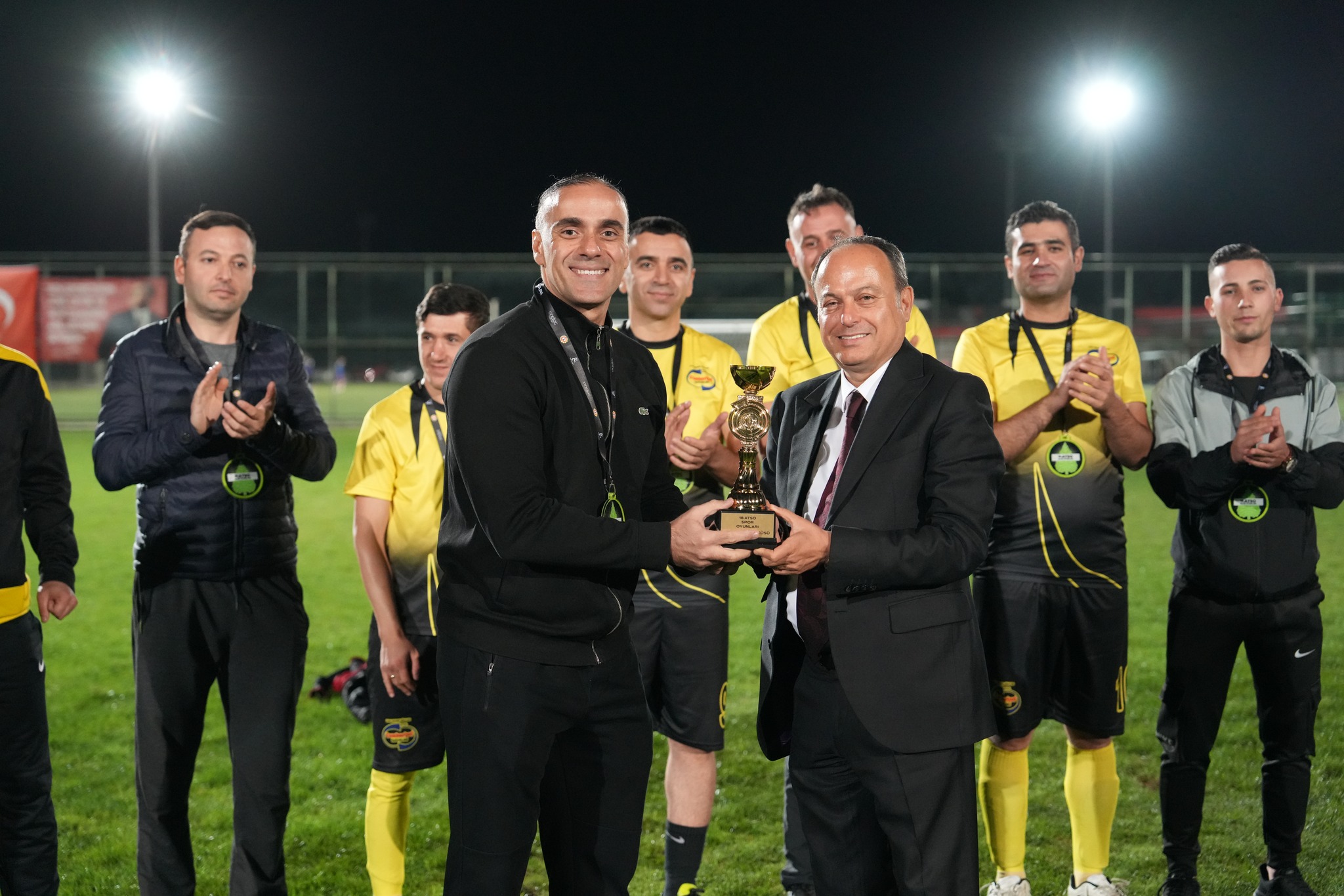 İklim temalı 18. ATSO Spor Oyunları çerçevesinde düzenlenen futbol müsabakalarının